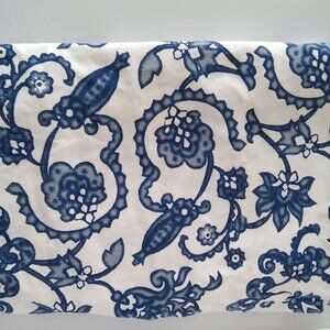 Threshold Blue & White Shower Curtain- 72" Cotton Abstract Bohemian Style